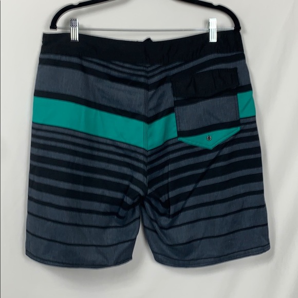 Molokai men’s swim trunks size 36. Black/grey - Picture 5 of 6